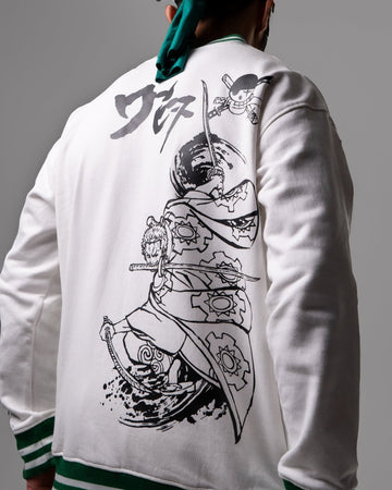 Zoro Vintage / One Piece / V-Neck Sweatshirt