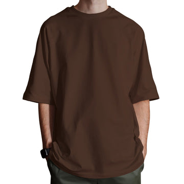 Plain Brown / Oversized T-Shirt