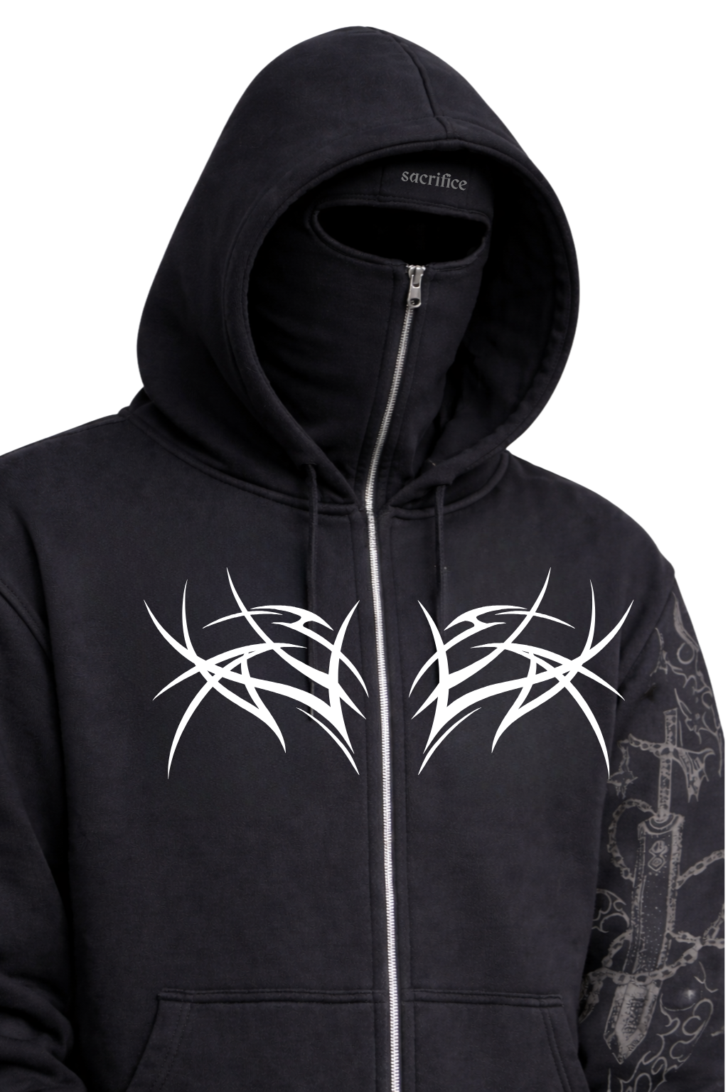 Sacrifice / Balaclava / Zipper Hoodie