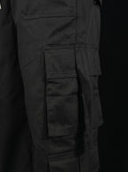 Black Parachute Cargo 8 Pockets - Adjustable Drawstrings
