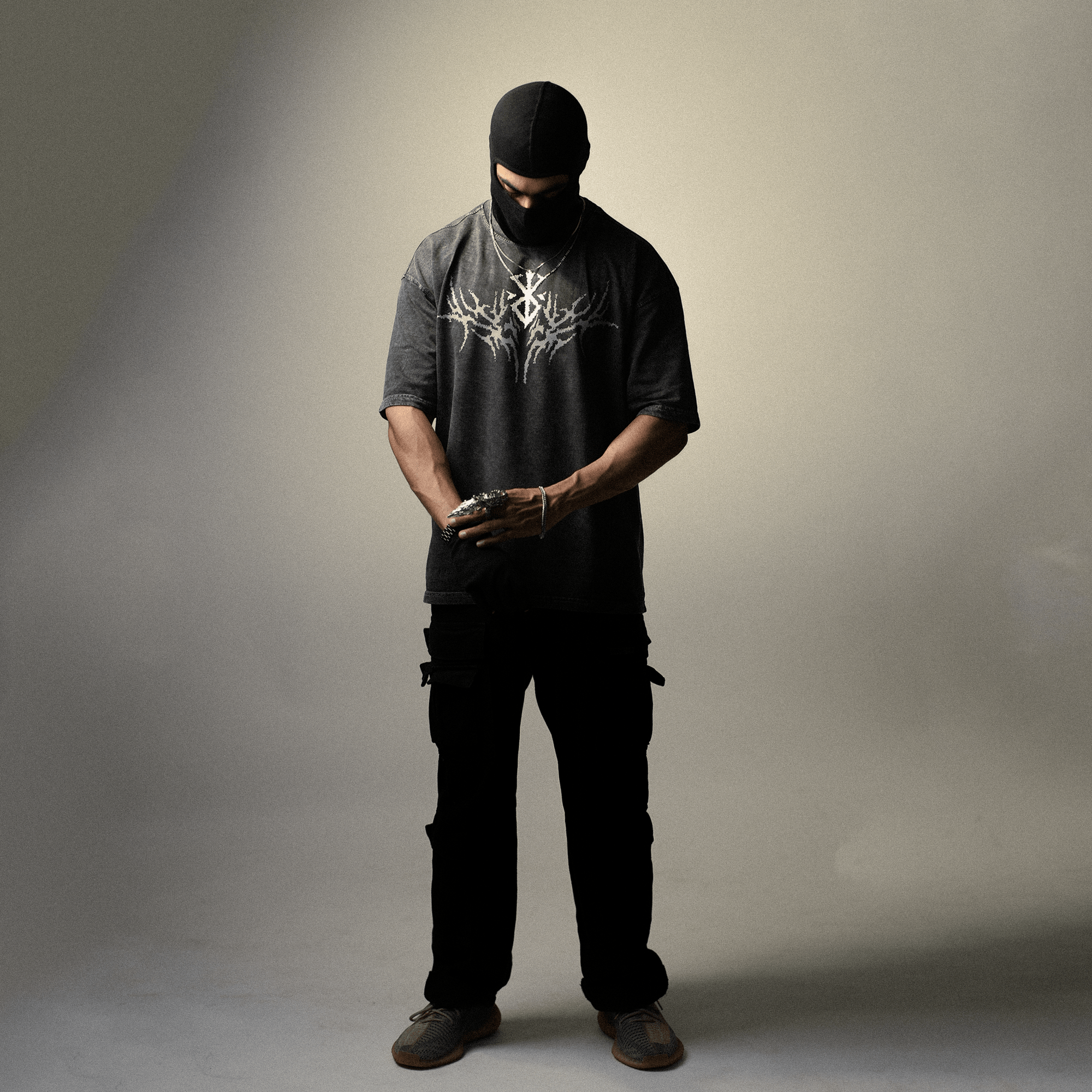 Berserk: Victim Of The Fate / Stone Wash / Oversized T-shirt ZAMS