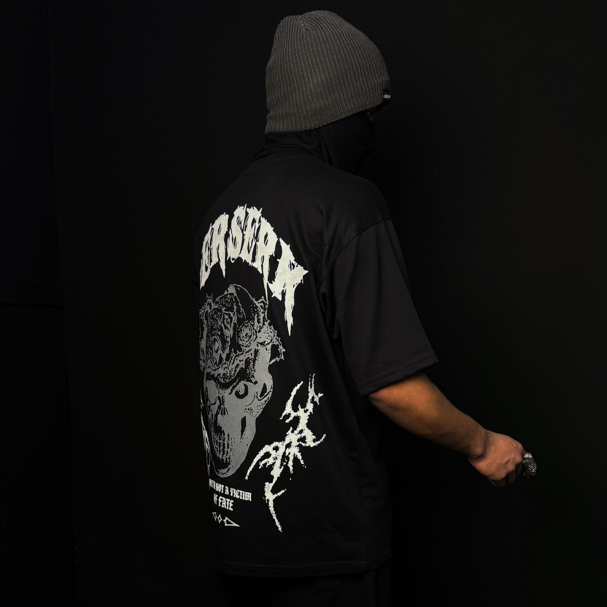 Berserk Victim of Fate Black Oversized T-shirt