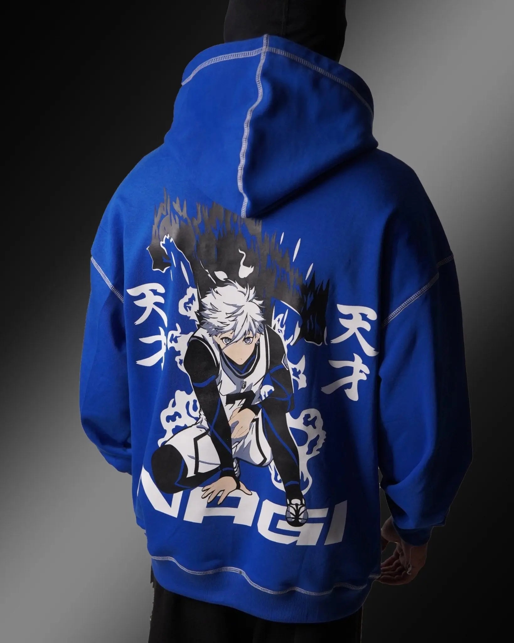Blue Lock / Drop Shoulders / Oversized Hoodie ZAMS