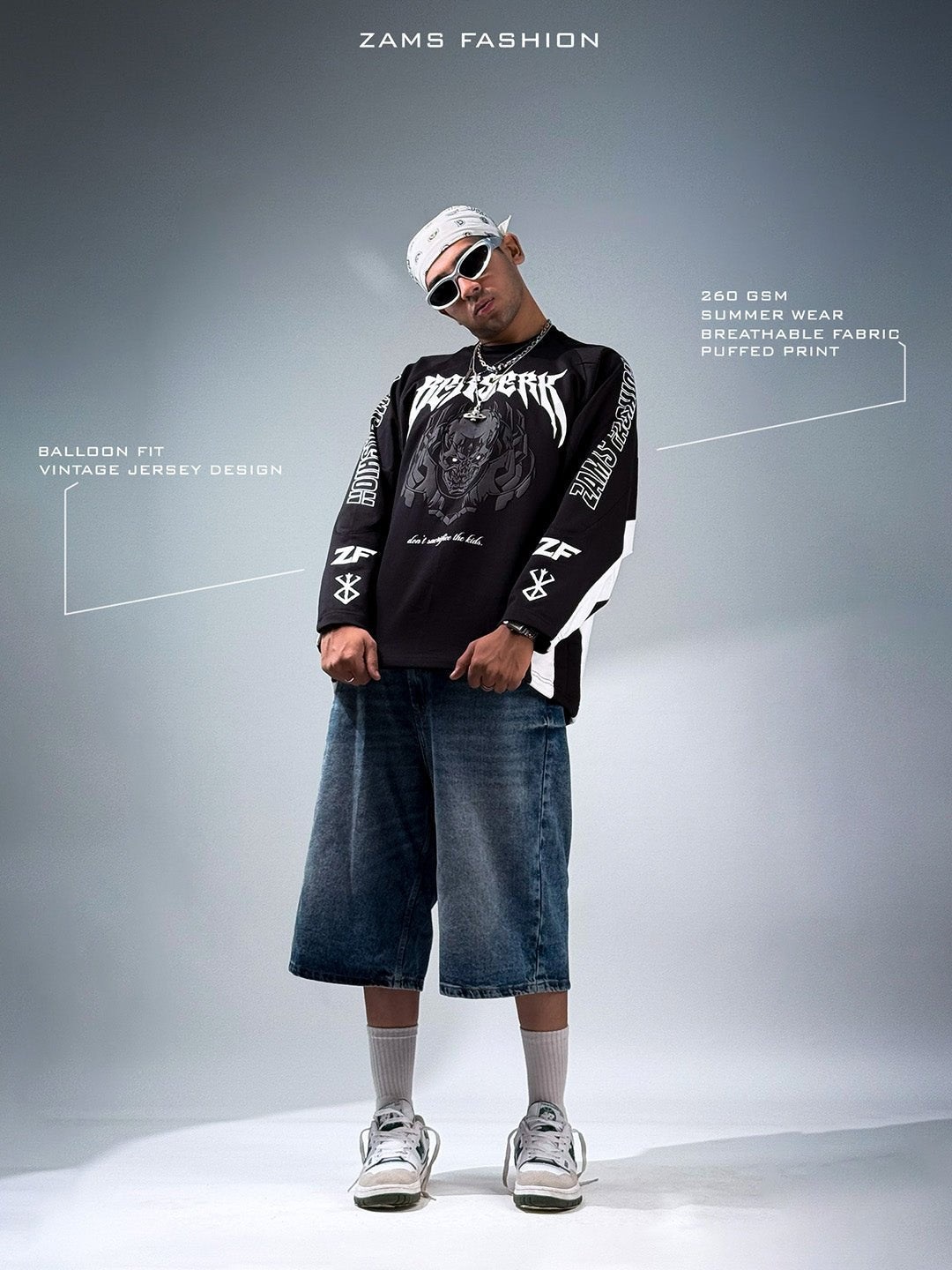 SKULL KNIGHT / BERSERK / BALLOON SWEATS - ZAMS