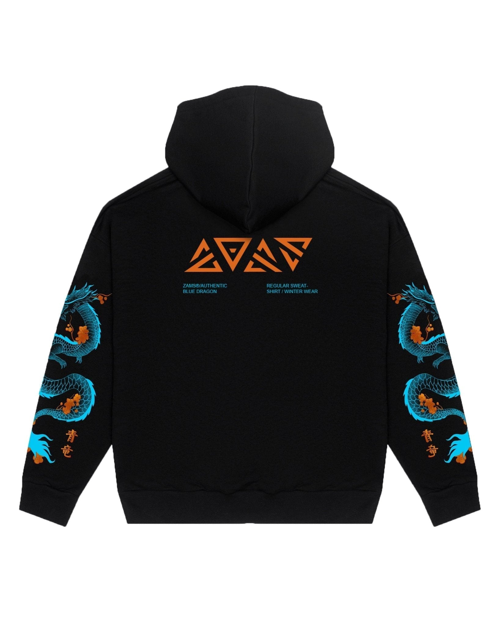 Blue Dragon / Oversized Hoodie - ZAMS