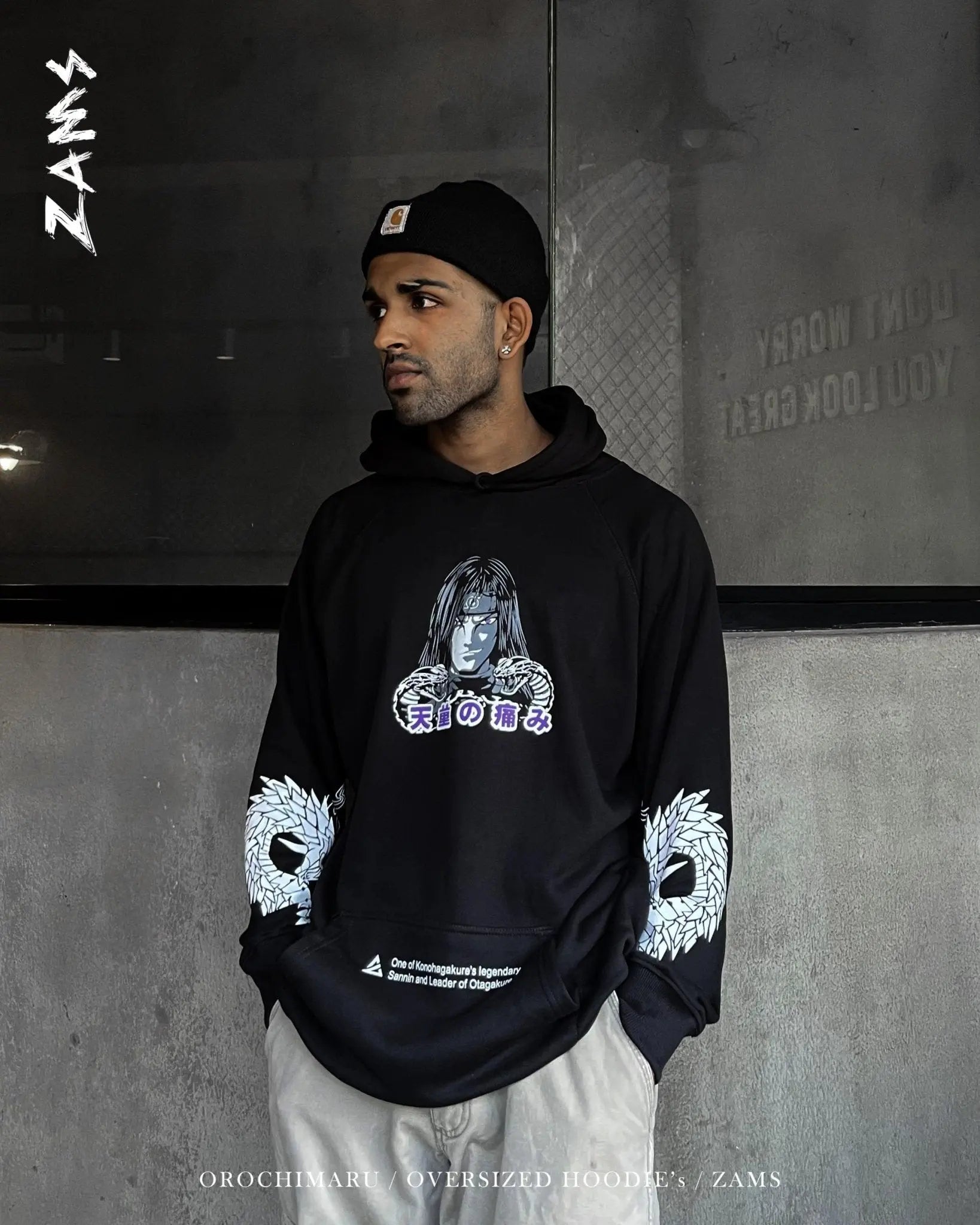 Orochimaru / Oversized Hoodie - ZAMS