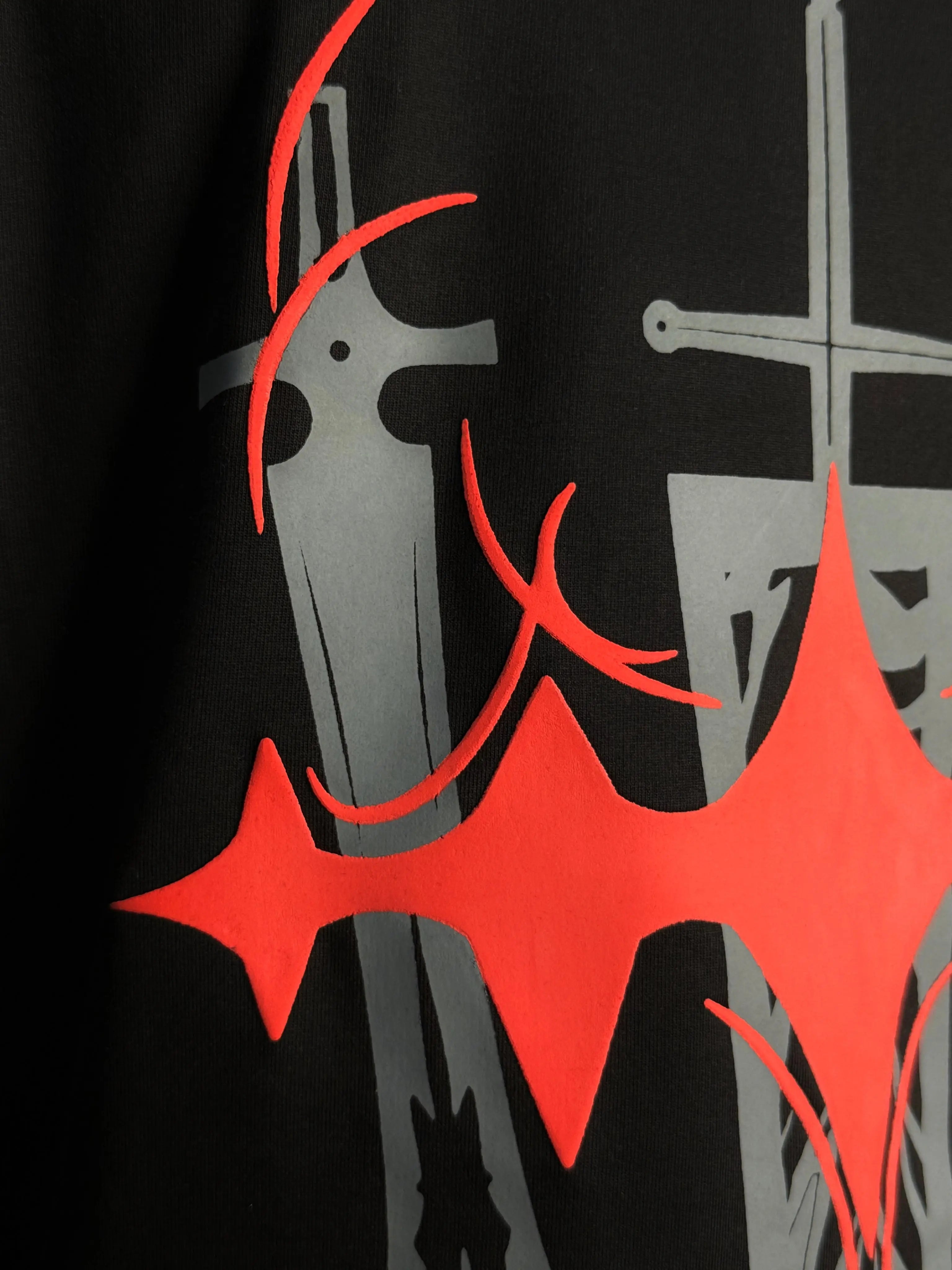 ASTA 002 / BLACK CLOVER / JERSEY PATTERN / OVERSIZED T-SHIRT ZAMS