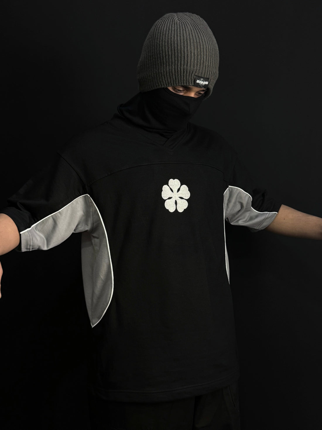 ASTA 002 / BLACK CLOVER / JERSEY PATTERN / OVERSIZED T-SHIRT