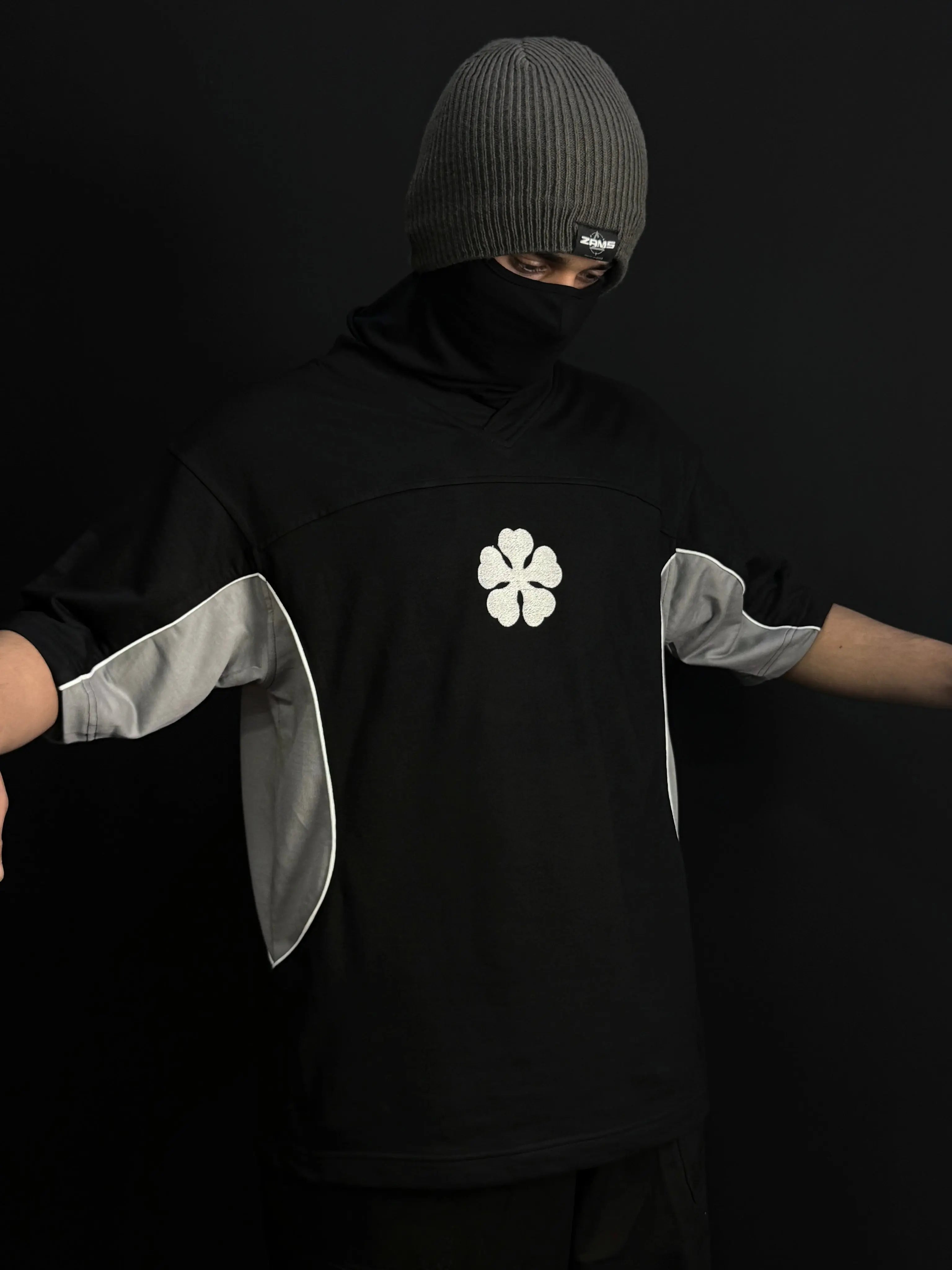 ASTA 002 / BLACK CLOVER / JERSEY PATTERN / OVERSIZED T-SHIRT ZAMS