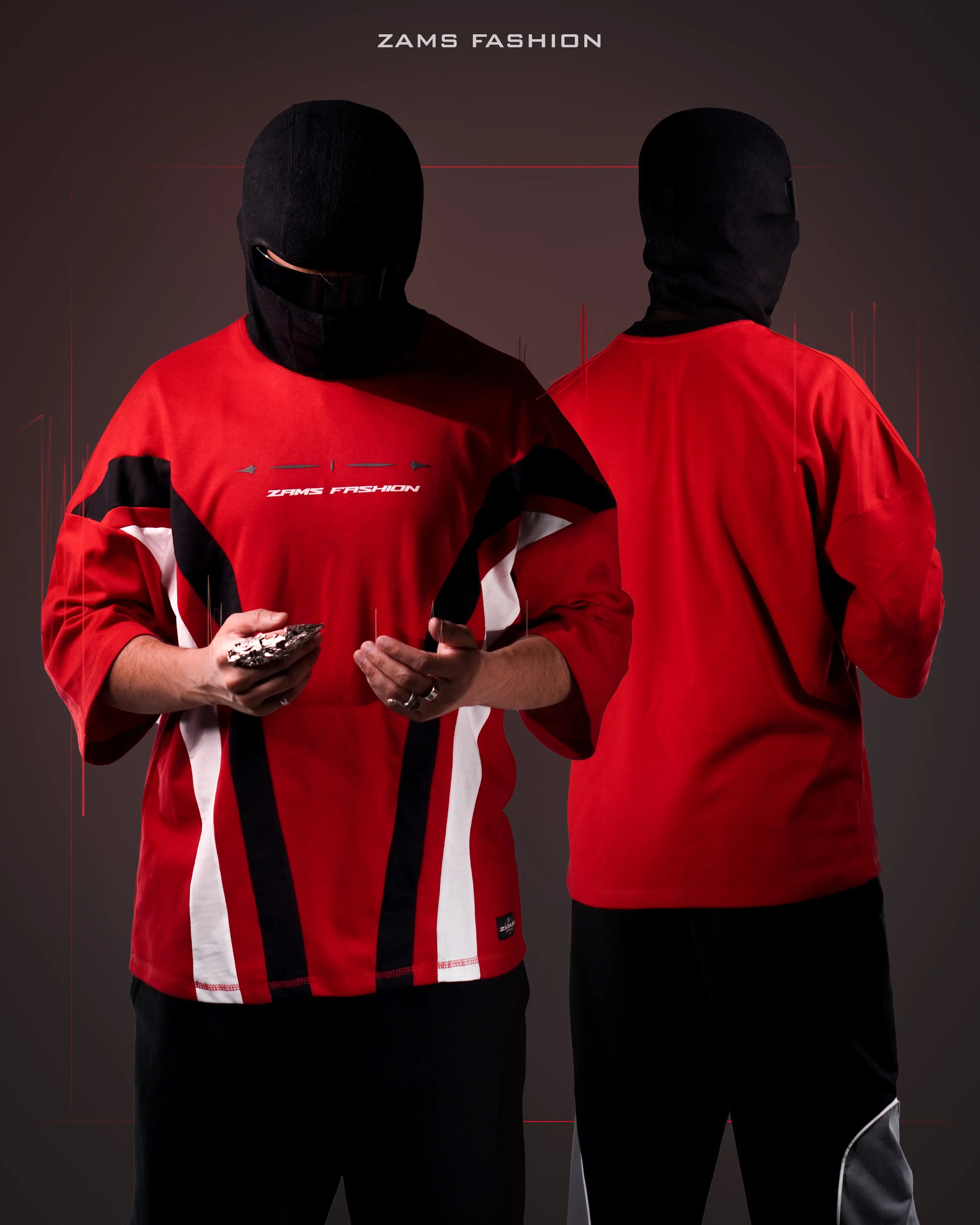 (Copy) ASTA 002 / BLACK CLOVER / JERSEY PATTERN / OVERSIZED T-SHIRT ZAMS